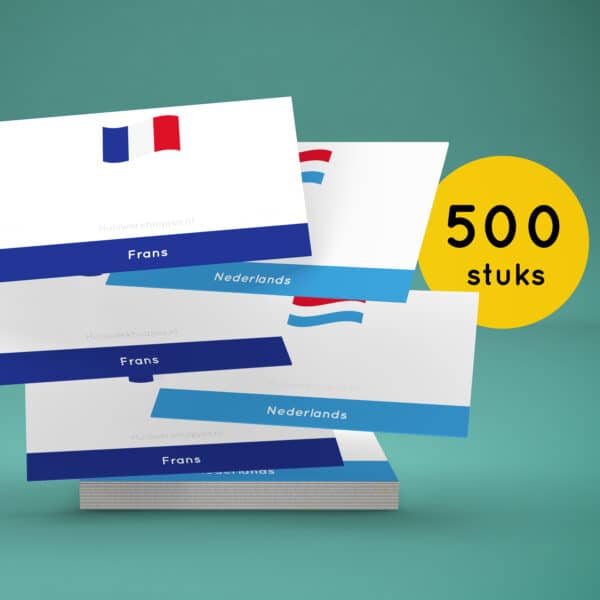 Flashcards_Woordjes_leren_Frans-Nederlands_500 stuks