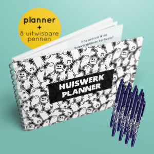Ghost huiswerkplanner + 8 pennen